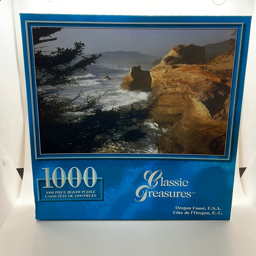 Classic Treasures Puzzle •Oregon Coast• 1000pc Jigsaw (19.13" x 28.75") Sealed